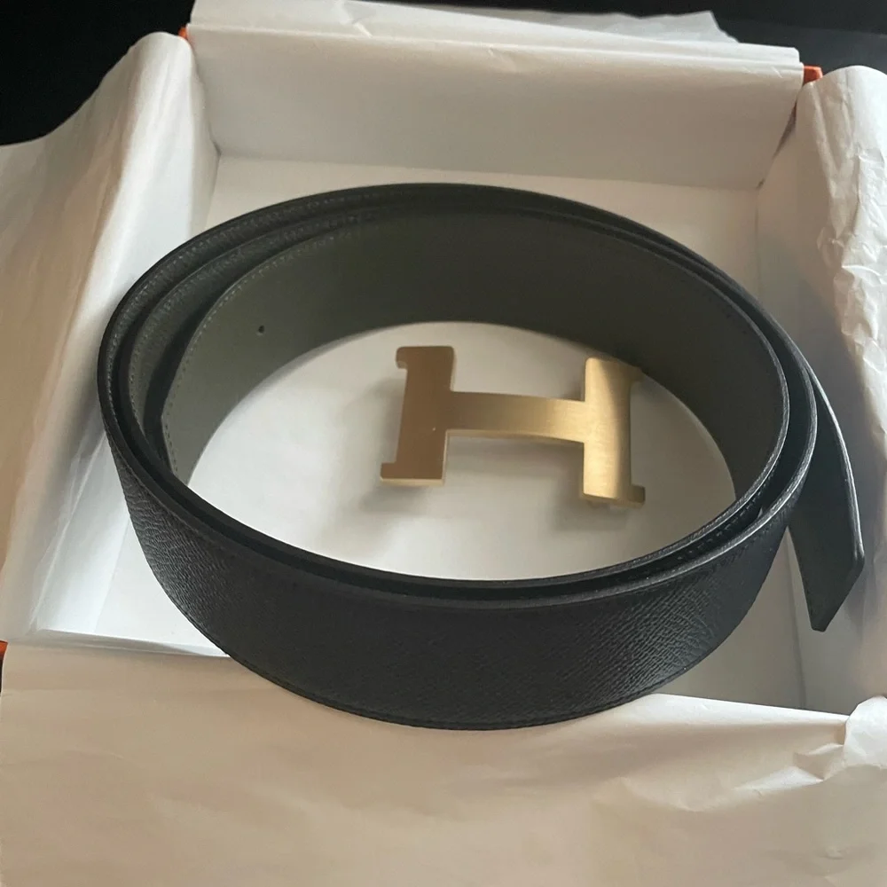 **SOLD** NEW Hermes Constance belt buckle & Reversible leather strap 38mm 110/44 - Picture 2 of 10